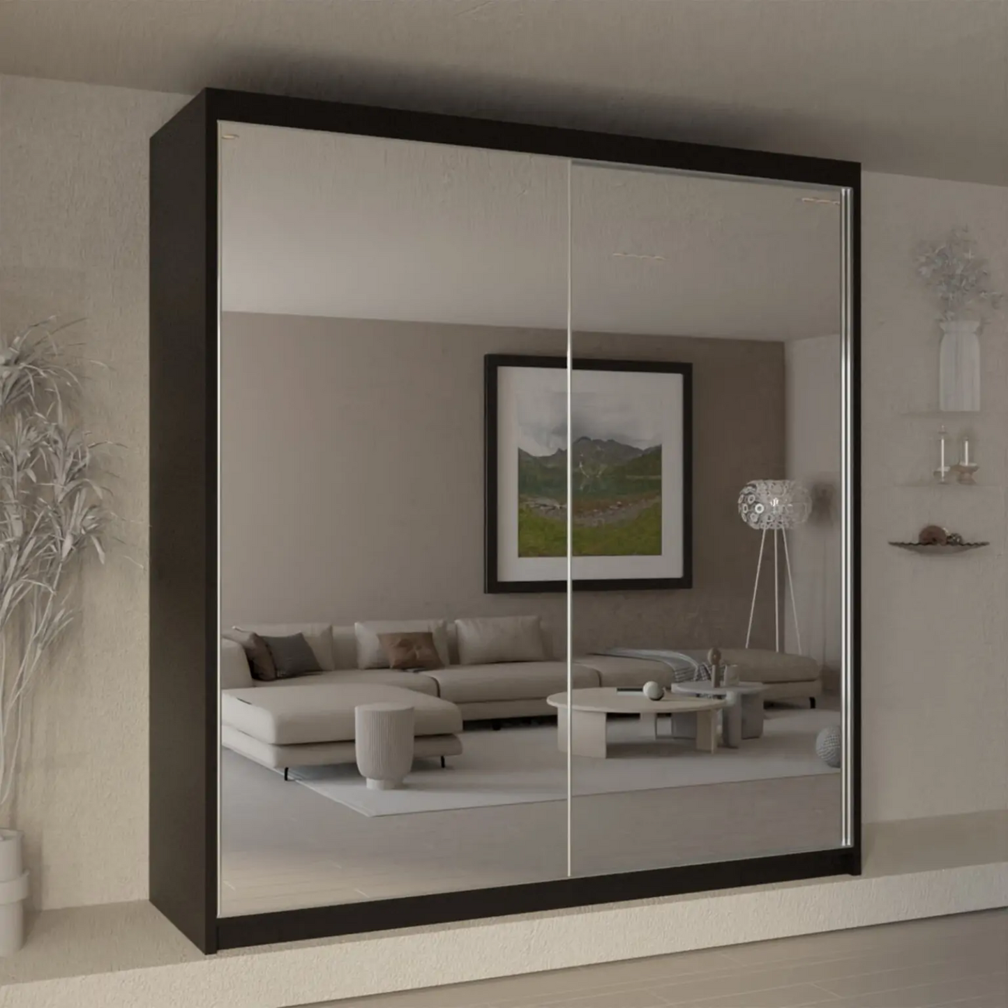 Queen Sliding Wardrobe