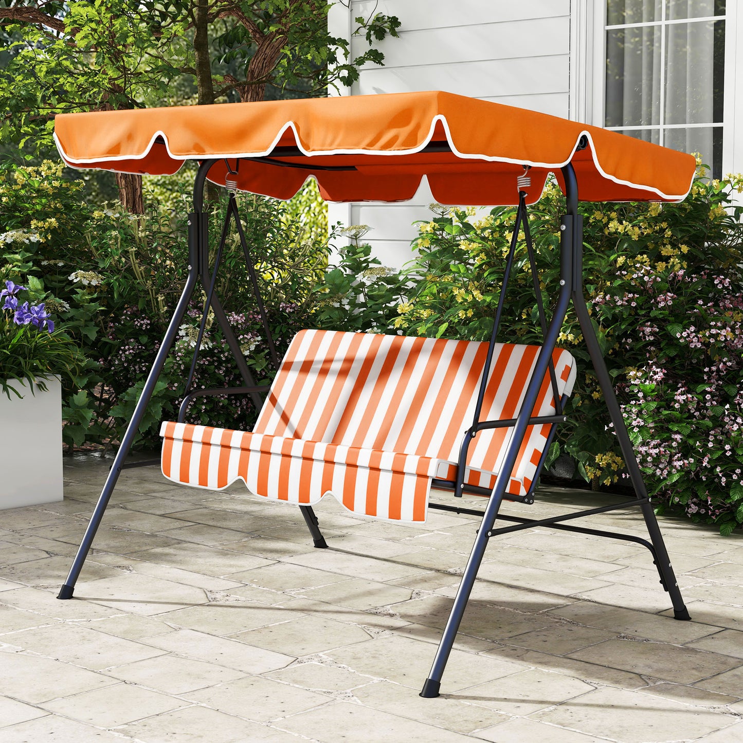 3-Seat Hanging Swing Chair Adjustable
