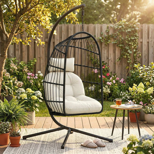 Small Hanging Egg Chair with cushion