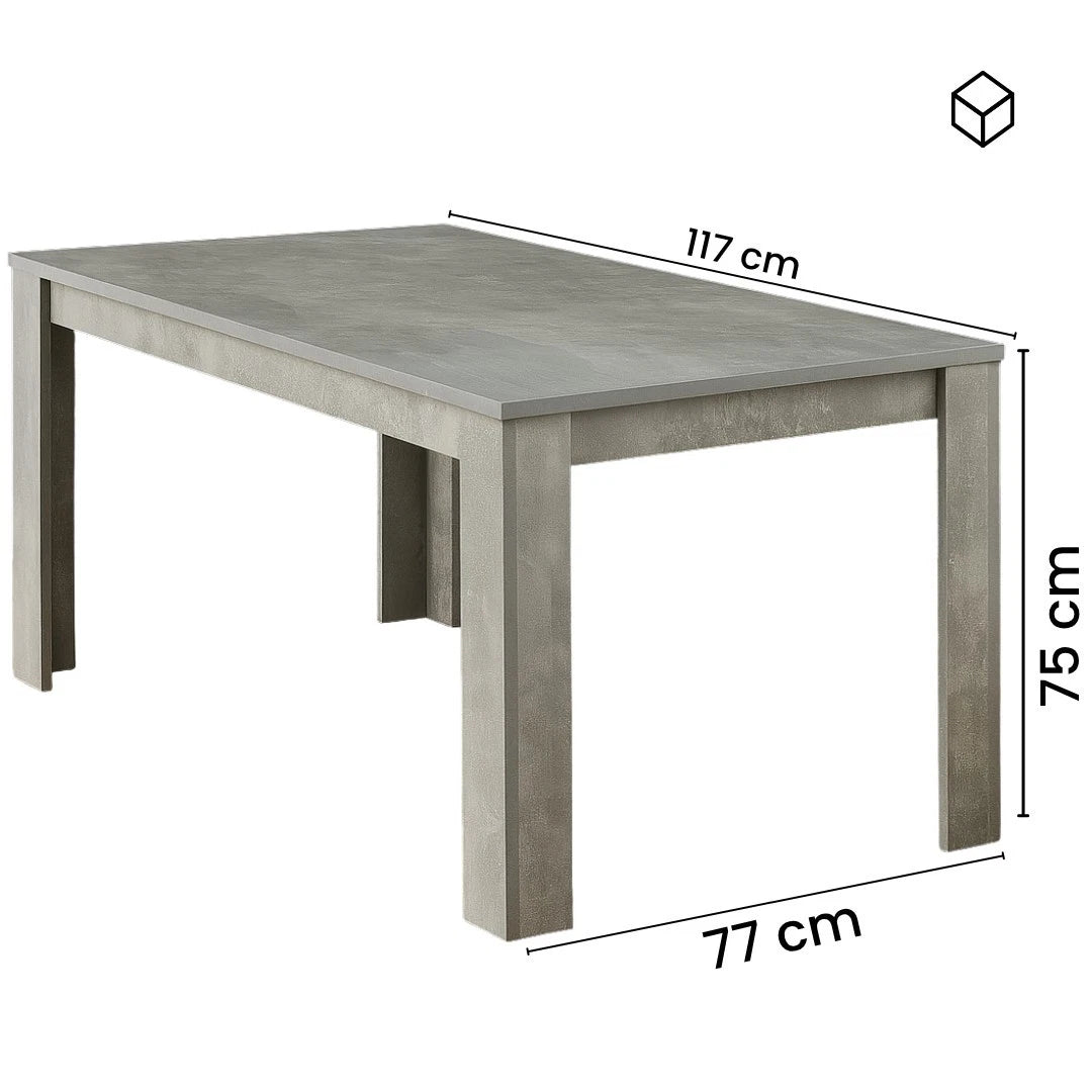 Dining Table Set with 4 Chairs