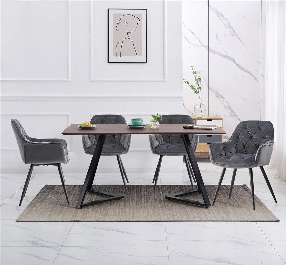Dining Table Set With 4 Chairs