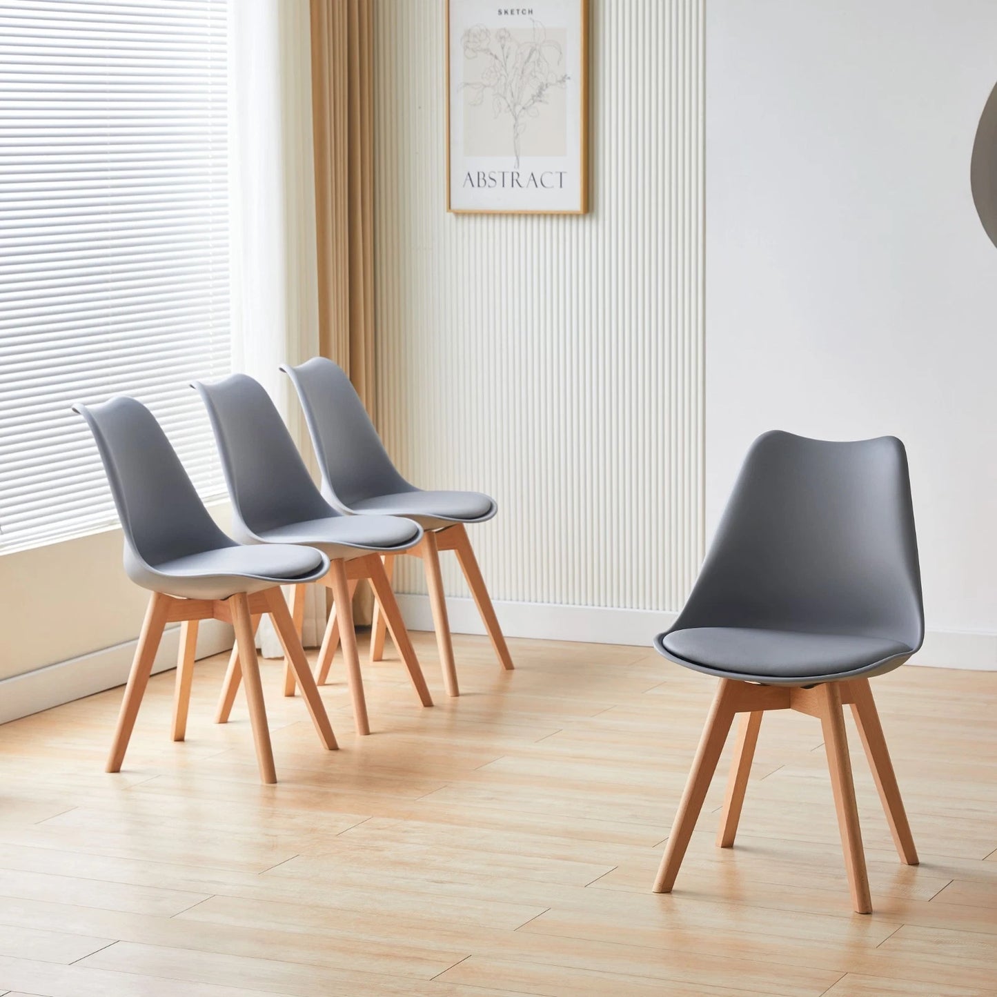 Dining Table Set With 4 Chairs
