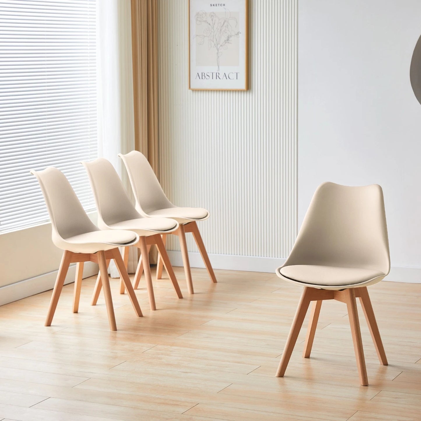 Dining Table Set With 4 Chairs