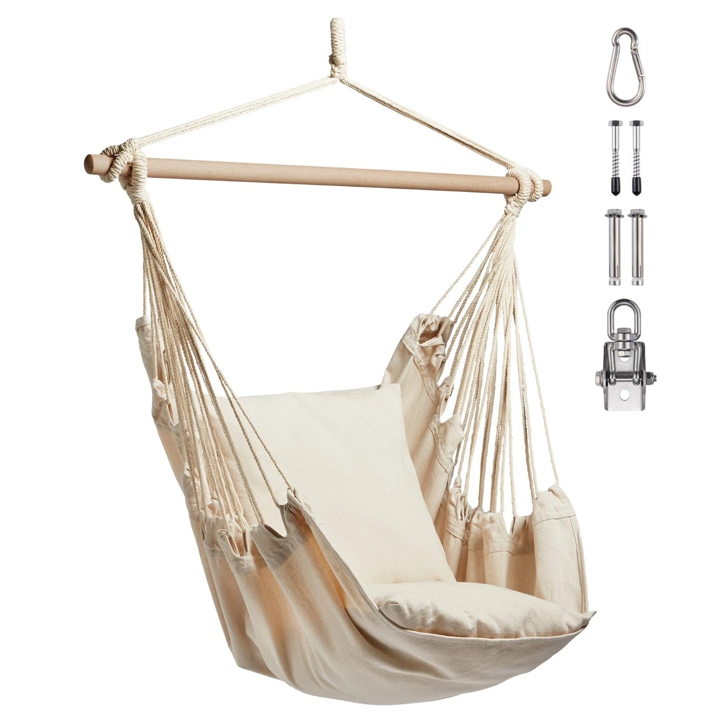 Hanging Swing Seat with Attachments