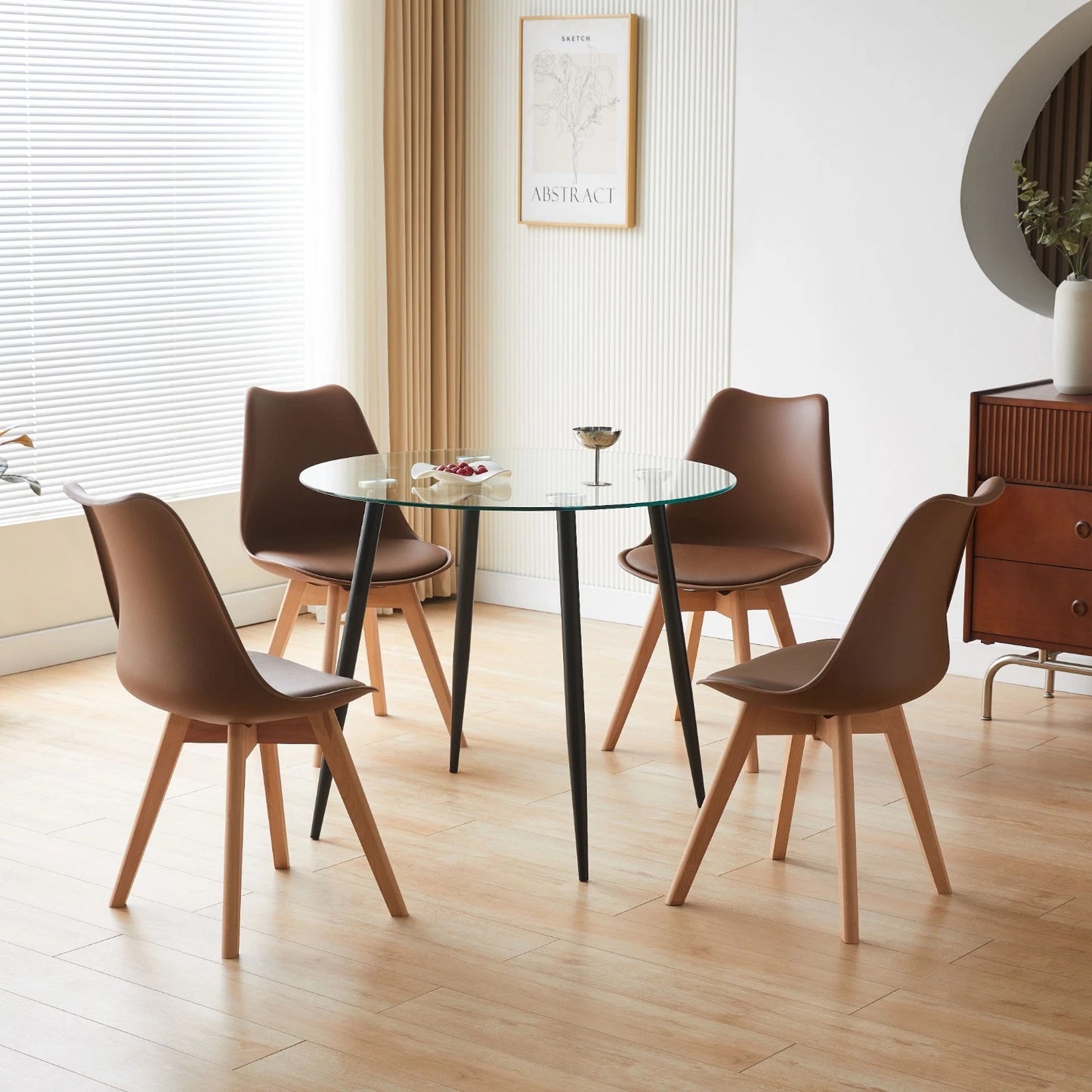 Dining Table Set With 4 Chairs