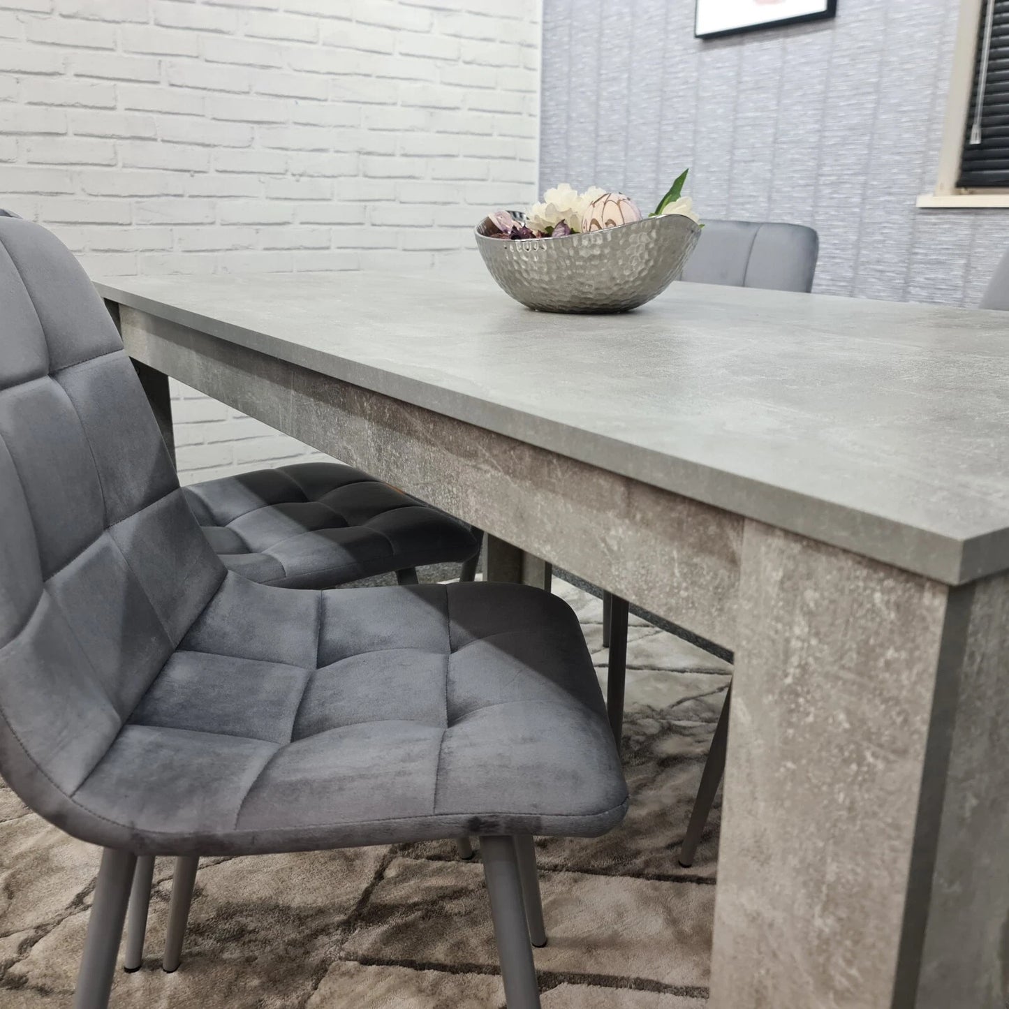 Dining Table Set with 4 Chairs