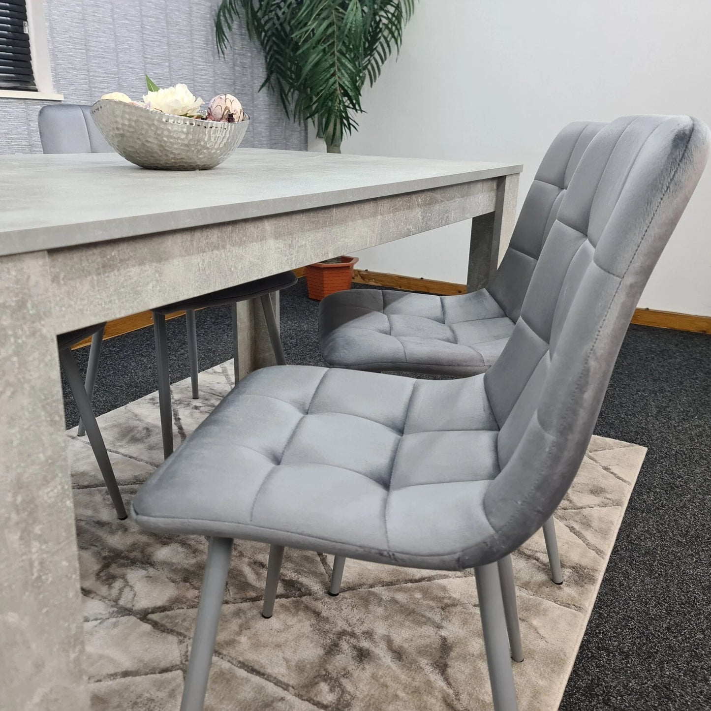 Dining Table Set with 4 Chairs
