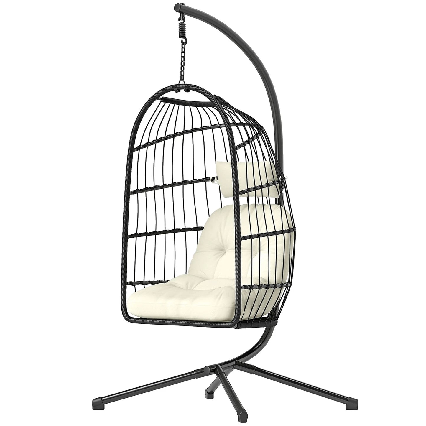 Small Hanging Egg Chair with cushion