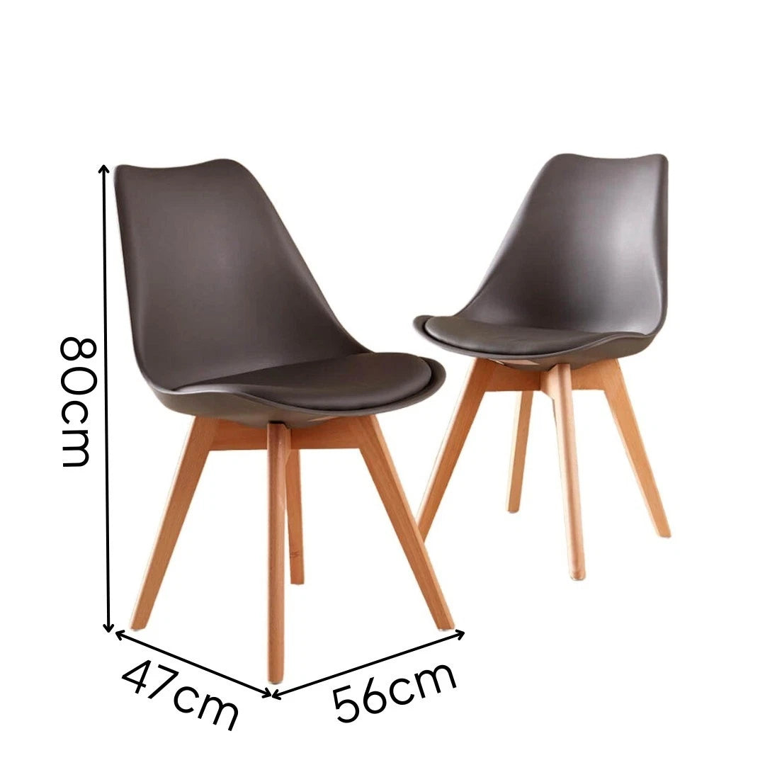 Dining Table Set with 4 Chairs