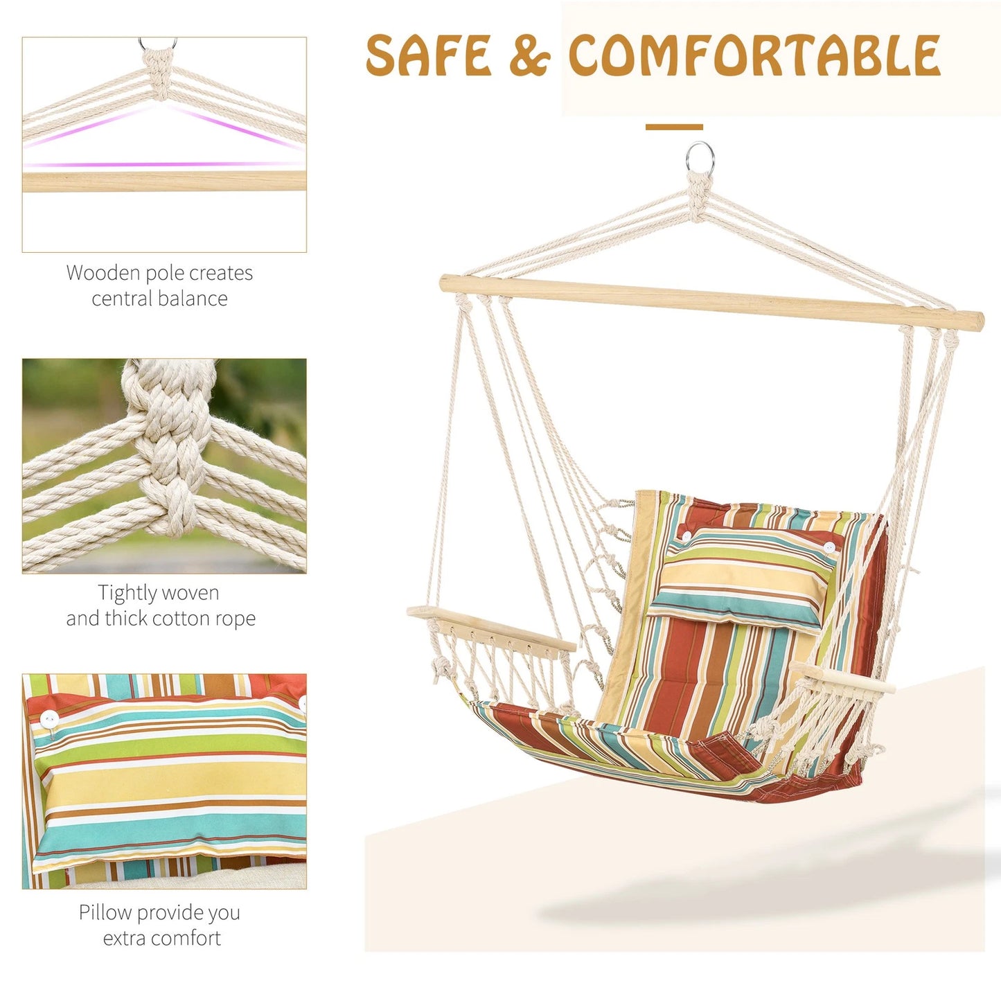 Hanging Hammock Swing Chair