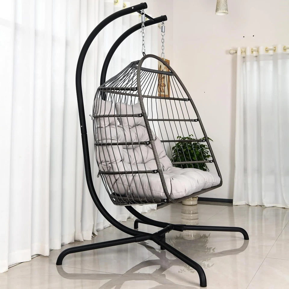 king Size Hanging Egg Chair with cushion